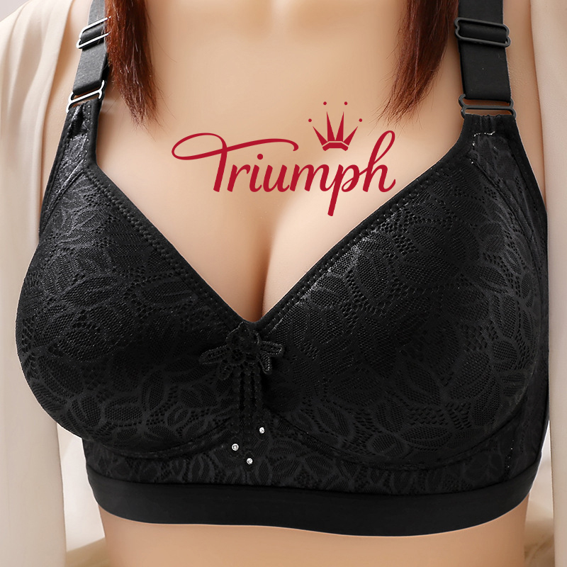 NŐI TRIUMPH NAGYMÉRETŰ, ACÉLMENTES FEHÉRNEMŰ【M-5XL】